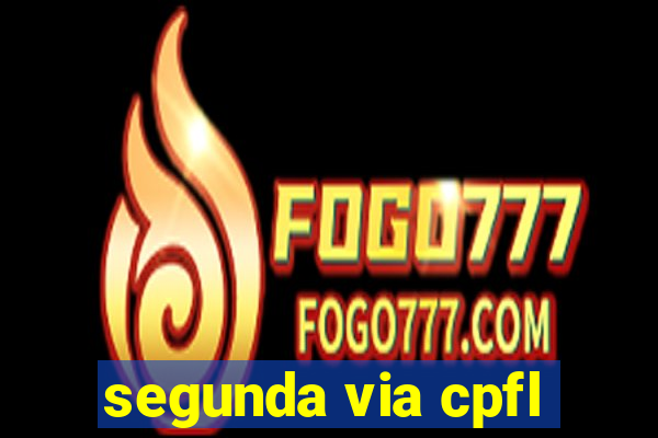 segunda via cpfl